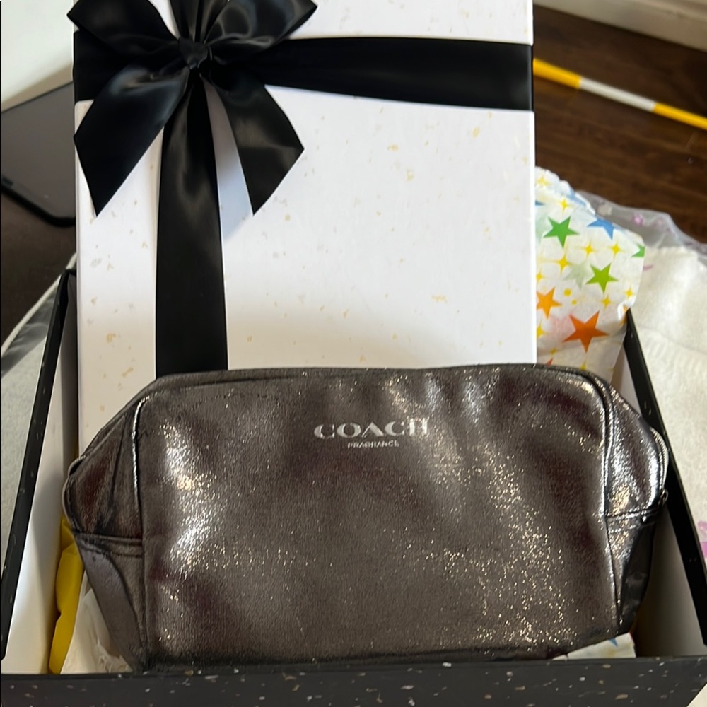 Coach Metallic Pouch - Picture 2 of 8